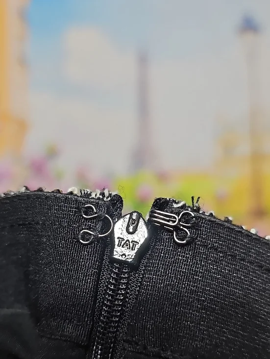 Ann Taylor Black and Gray Textured Tweed Pencil Skirt SP Small Petite New - Picture 7 of 8